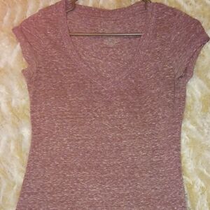 No Boundaries Pink Fitted Short Sleeve Tee